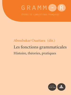 cover image of Les fonctions grammaticales